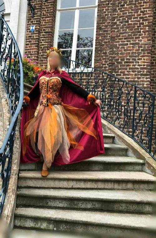 Te koop zeer mooi Herfst Elf Outfit , Elfia, Hobby en Vrije tijd, Kostuums, Theaterbenodigdheden en LARP, Zo goed als nieuw, Ophalen of Verzenden