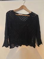 Gehaakte top zwart dames maat M, Kleding | Dames, Tops, Maat 38/40 (M), Zwart, Pigalle, Ophalen of Verzenden