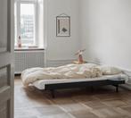 Moebe zwart bedframe voor bijv. 90 x 200, 100 x 200, Ophalen, Verstelbaar, 90 cm, Eenpersoons