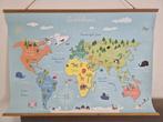 Wereldkaart voor kinderen, Antiek en Kunst, Antiek | Schoolplaten, Ophalen, Aardrijkskunde
