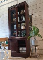Antieke/Vintage houten winkelkast, houten museumkast, Antiek en Kunst, Antiek | Meubels | Kasten, Ophalen