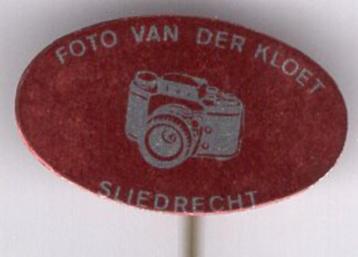 Foto van der Kloet Sliedrecht blik speldje ( V_155 ) beschikbaar voor biedingen