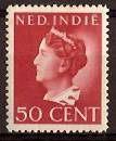 Ned-Indie NVPH nr 282 ongebruikt Koningin Wilhelmina 1941, Postzegels en Munten, Postzegels | Nederlands-Indië en Nieuw-Guinea