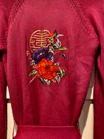 Leuk vest met oosterse tekst, Ophalen of Verzenden, Zo goed als nieuw, Maat 34 (XS) of kleiner, Roze