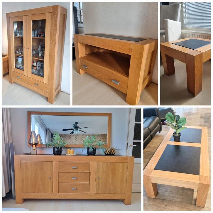 Prachtige Houten Meubelset Woonkamer, in zeer goede staat !, Huis en Inrichting, Kasten | Overige, Gebruikt, Ophalen of Verzenden