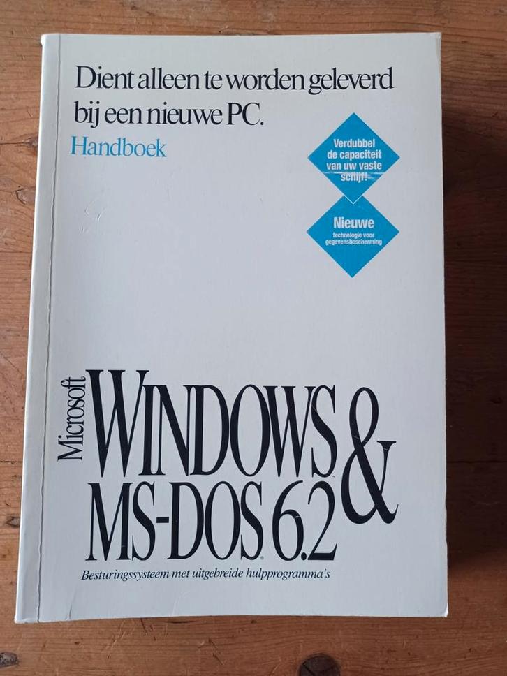 Microsoft Windows & MS-DOS 6.2 Handboek, Boeken, Informatica en Computer, Gelezen, Besturingssystemen, Ophalen of Verzenden