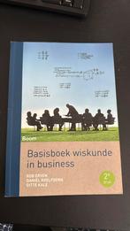 Basisboek wiskunde in business, Erven, Roelfsema, Kale, Ophalen of Verzenden, Zo goed als nieuw, Overige niveaus