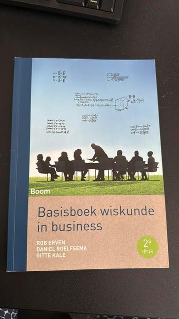 Basisboek wiskunde in business, Erven, Roelfsema, Kale beschikbaar voor biedingen