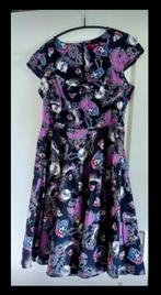 Hell Bunny, jurk, Rock n Roll, vintage, Kleding | Dames, Ophalen, Zo goed als nieuw, Maat 46/48 (XL) of groter, Onder de knie