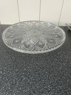 Glazen Taartschaal op Voet 30 cm, Ophalen of Verzenden
