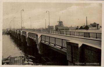 Zaandijk Julianabrug met Molen st 1931 uitg P.Out beschikbaar voor biedingen