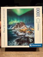 Clementoni Puzzel - Noorderlicht - 1000 stukjes, Ophalen of Verzenden, 500 t/m 1500 stukjes, Zo goed als nieuw, Legpuzzel