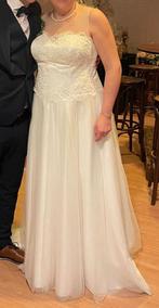 Bianco Evento Isabelle Crème Bruidsjurk - Ivoor, Ophalen, Zo goed als nieuw, Beige, Trouwjurk