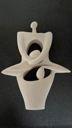 Modern wit beeld van een vrouw, Verzamelen, Beelden en Beeldjes, Ophalen of Verzenden, Zo goed als nieuw, Mens