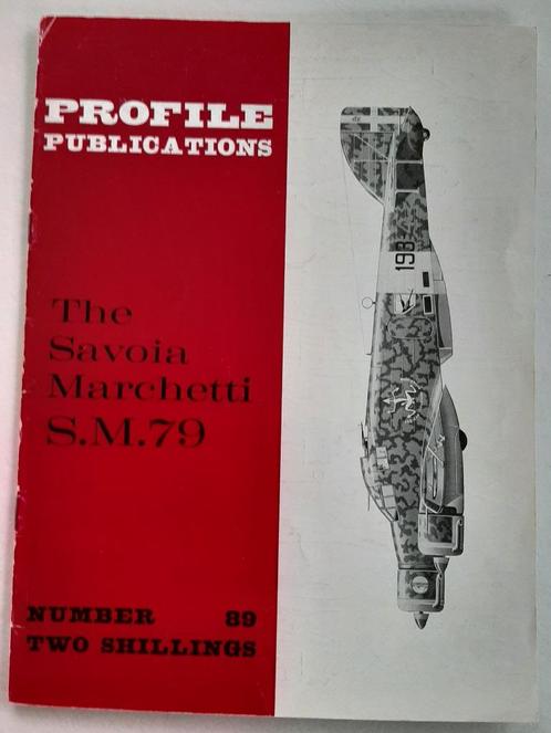 Profile Savoia Marchetti SM 79 Italiaanse bommenwerper WOII, Hobby en Vrije tijd, Modelbouw | Vliegtuigen en Helikopters, Zo goed als nieuw