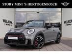 MINI Cabrio John Cooper Works Automaat / JCW Sportstoel / Ac, Auto's, Mini, 232 pk, Gebruikt, 4 stoelen, Leder en Stof