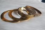 Gold bangles, Ophalen of Verzenden, Nieuw, Goud, Overige materialen