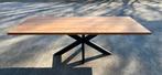 Massief eiken eettafel 240 warm eiken, Ophalen, Vijf personen of meer, Rechthoekig, Nieuw