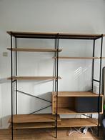 Sleek Stellingkast 172 cm - Naturel Eiken, Huis en Inrichting, Kasten | Stellingkasten, Ophalen, Zo goed als nieuw
