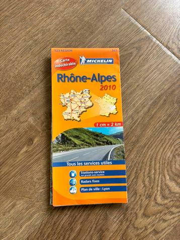 Wegenkaart Rhône-Alpes Michelin beschikbaar voor biedingen