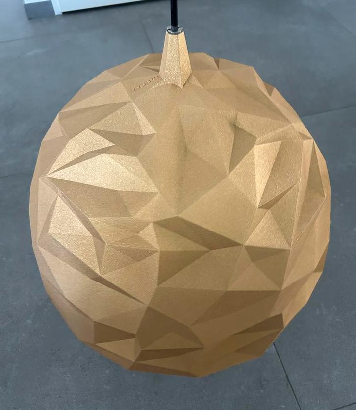 Foscarini diesel rock design gouden hanglamp, Huis en Inrichting, Lampen | Hanglampen, Zo goed als nieuw, Minder dan 50 cm, Ophalen