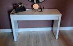 IKEA Malm make-up tafel met glasplaat - zo goed als nieuw!, Ophalen, 100 tot 150 cm, Minder dan 100 cm, Glas