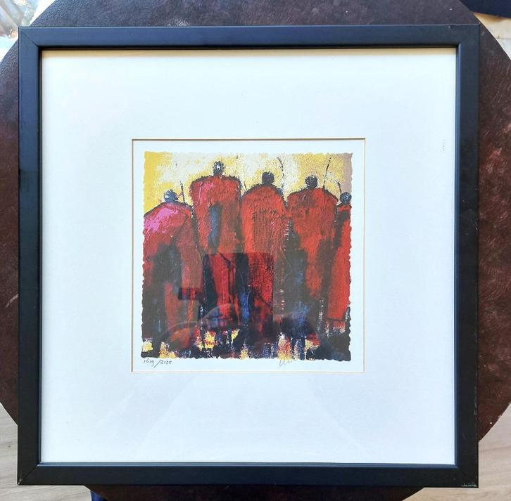 zeefdruk, Antiek en Kunst, Kunst | Litho's en Zeefdrukken, Ophalen