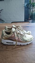 Nike air max 90 metallic gold, Overige kleuren, Ophalen of Verzenden, Sneakers of Gympen, Gedragen