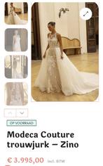 Modeca Couture trouwjurk – Zino, Kleding | Dames, Trouwkleding en Trouwaccessoires, Ophalen, Trouwjurk, Wit, Zo goed als nieuw