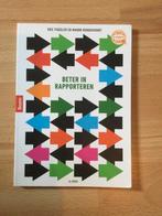 Beter in Rapporteren - 2e druk, Boeken, Studieboeken en Cursussen, Ophalen of Verzenden, Beta, Zo goed als nieuw, HBO