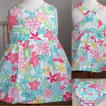 SALE* Gymboree Butterfly jurk+broekje maat 62 *NieuW* a beschikbaar voor biedingen