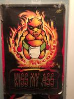 Gabber K.N.O.R. Records poster 90’s, Verzenden, A1 t/m A3, Muziek, Rechthoekig Staand