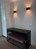 IKEA bureau en roze bankje, Gebruikt, Ophalen of Verzenden