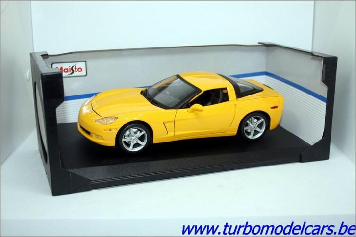 Chevrolet Corvette 2005 1/18 Maisto, Hobby en Vrije tijd, Modelauto's | 1:18, Zo goed als nieuw, Auto, Maisto, Verzenden