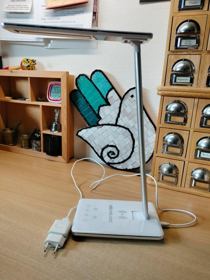 Soundlogic tafellamp, Huis en Inrichting, Lampen | Tafellampen, Zo goed als nieuw, Minder dan 50 cm, Ophalen of Verzenden