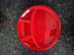 Cabanaz rood fonduebord, Huis en Inrichting, Keuken | Servies, Ophalen of Verzenden, Zo goed als nieuw, Glas, Overige stijlen