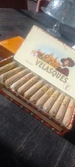 Oud Sigarenkistje Velasques Iberia met inhoud, Verzamelen, Rookartikelen, Aanstekers en Luciferdoosjes, Ophalen of Verzenden, Gebruikt