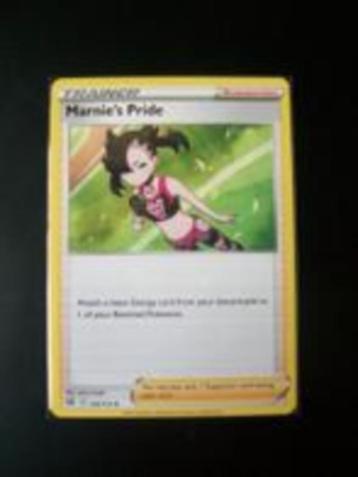 4773: Nieuwe Pokemon Kaart Trainer MARNIE's PRIDE (145/172) beschikbaar voor biedingen