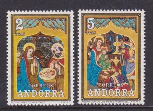 TSS Kavel  3820066 Spaans Andorra Postfris minr 86-87 kerst , Postzegels en Munten, Postzegels | Europa | Overig, Postfris, Overige landen