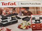 Tefal raclette plug en share gourmetstellen (3x), Ophalen, Zo goed als nieuw, 4 t/m 7 personen