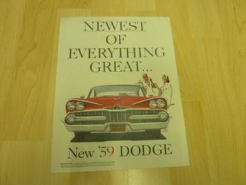 1959 Dodge Brochure USA