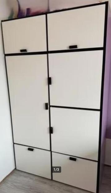 3x IKEA ODDA Kledingkast 55x120x200cm oudemodel Rakke beschikbaar voor biedingen