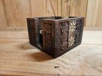 Vintage houten onderzetters, Ophalen of Verzenden, Zo goed als nieuw, Glas of Kopje
