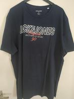 T shirt heren maat 4 XL Jack&Jones donker blauw, Blauw, Overige maten, Ophalen of Verzenden, Zo goed als nieuw