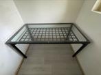 Bureau met glazen tafelblad, Huis en Inrichting, Bureaus, Ophalen, Gebruikt, Bureau