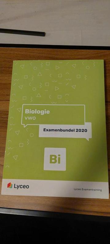 Lyceo examenbundel biologie VWO 2020 beschikbaar voor biedingen