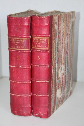 Onpartydige Historie des Pausdoms, deel 1 en 3 (1772/1774)  beschikbaar voor biedingen