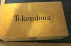 Houten Tekendoos.  / naaidoos `OF ??, Hobby en Vrije tijd, Tekenen, Ophalen, Overige typen