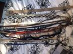 18 riemen vintage ong 90 cm en een paar 80 cm, Kleding | Dames, Riemen en Ceinturen, Ophalen of Verzenden, Gedragen, Overige kleuren