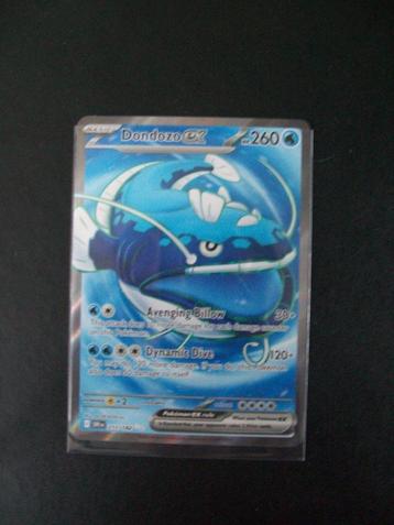 9217: Nieuwe Pokemon Kaart Secret DONDOZO EX HP 260  211/182 beschikbaar voor biedingen